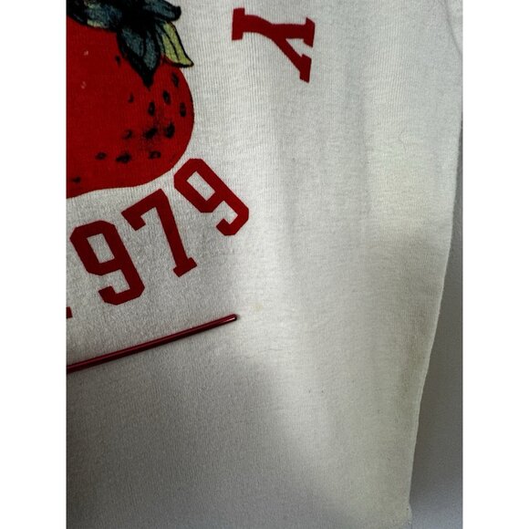 Strawberry Shortcake Baby Tee S Cropped Girlhoodcore Coquette Girl - Picture 8 of 12